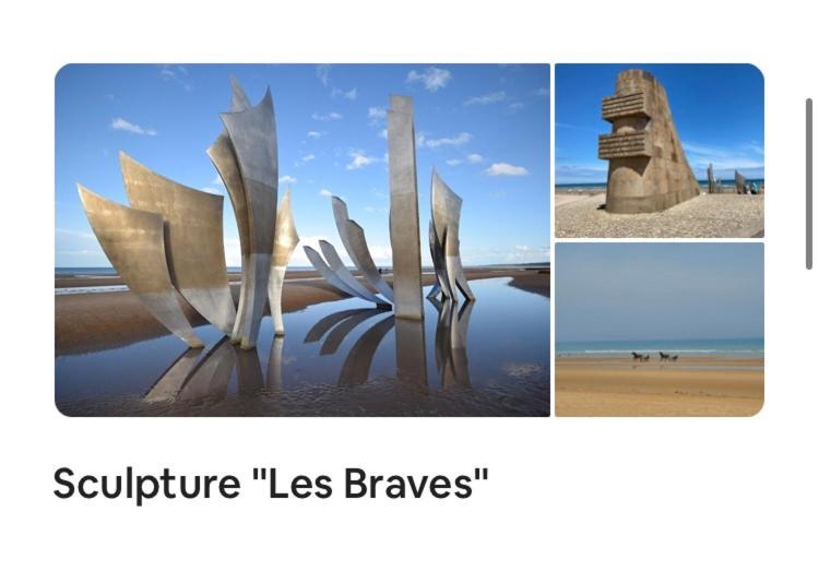 Au Coeur D'Omaha Beach - Colleville-Sur-Mer - Gite 1 Luaran gambar